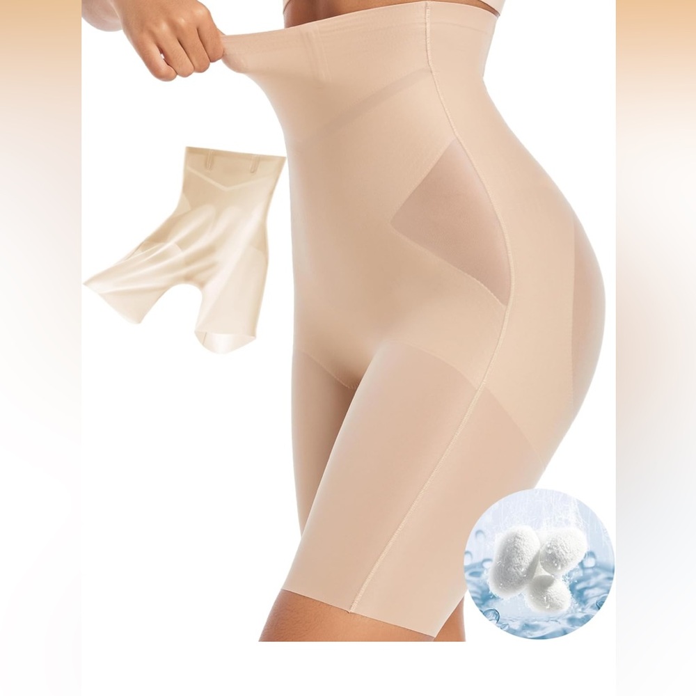 Pretty well Beige Compression shape wear Tummy control shorts